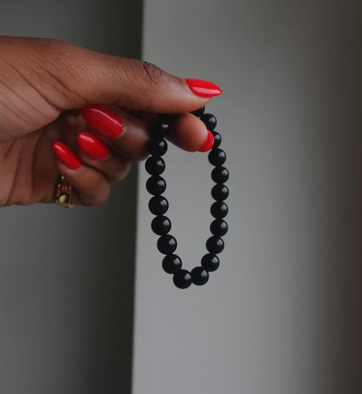 Black Obsidian Crystal Bracelet