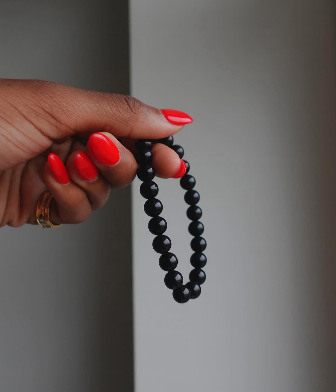 Black Obsidian Crystal Bracelet